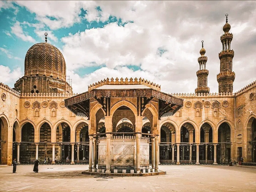 Bab Zuweila and the minarets of the al-Mu'ayyad Mosque, Cairo
