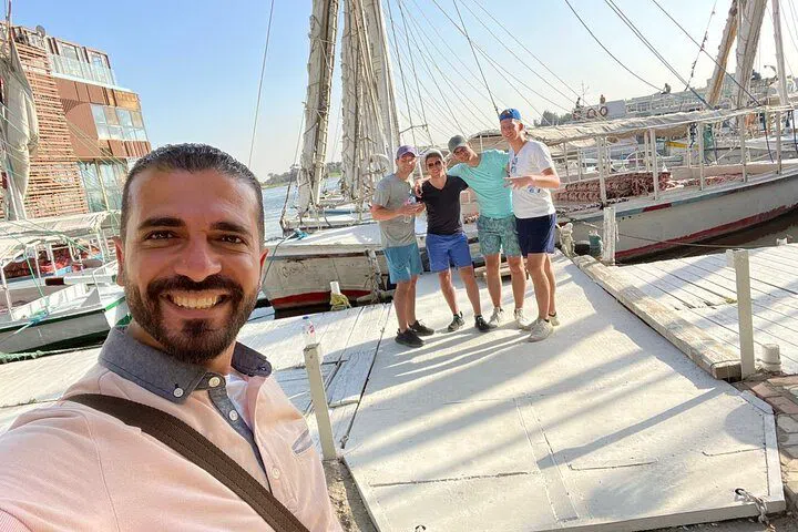 Embarcadère de felouque de l'hôtel Cairo Marriott Zamalek, Le Caire