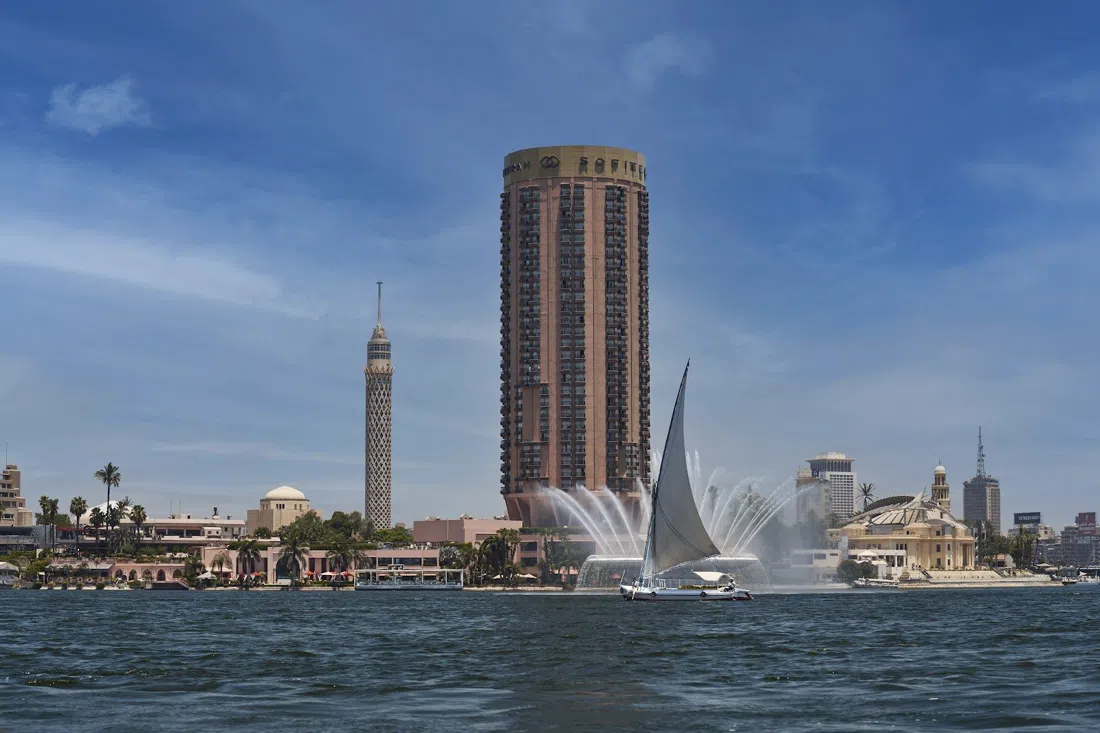 Embarcadère de felouque du Sofitel Cairo Nile El Gezirah, Le Caire