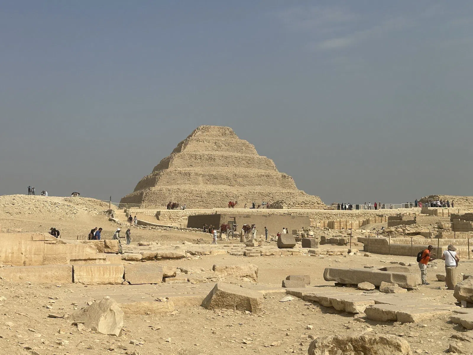 Pyramid of Unas and its causeway, Cairo