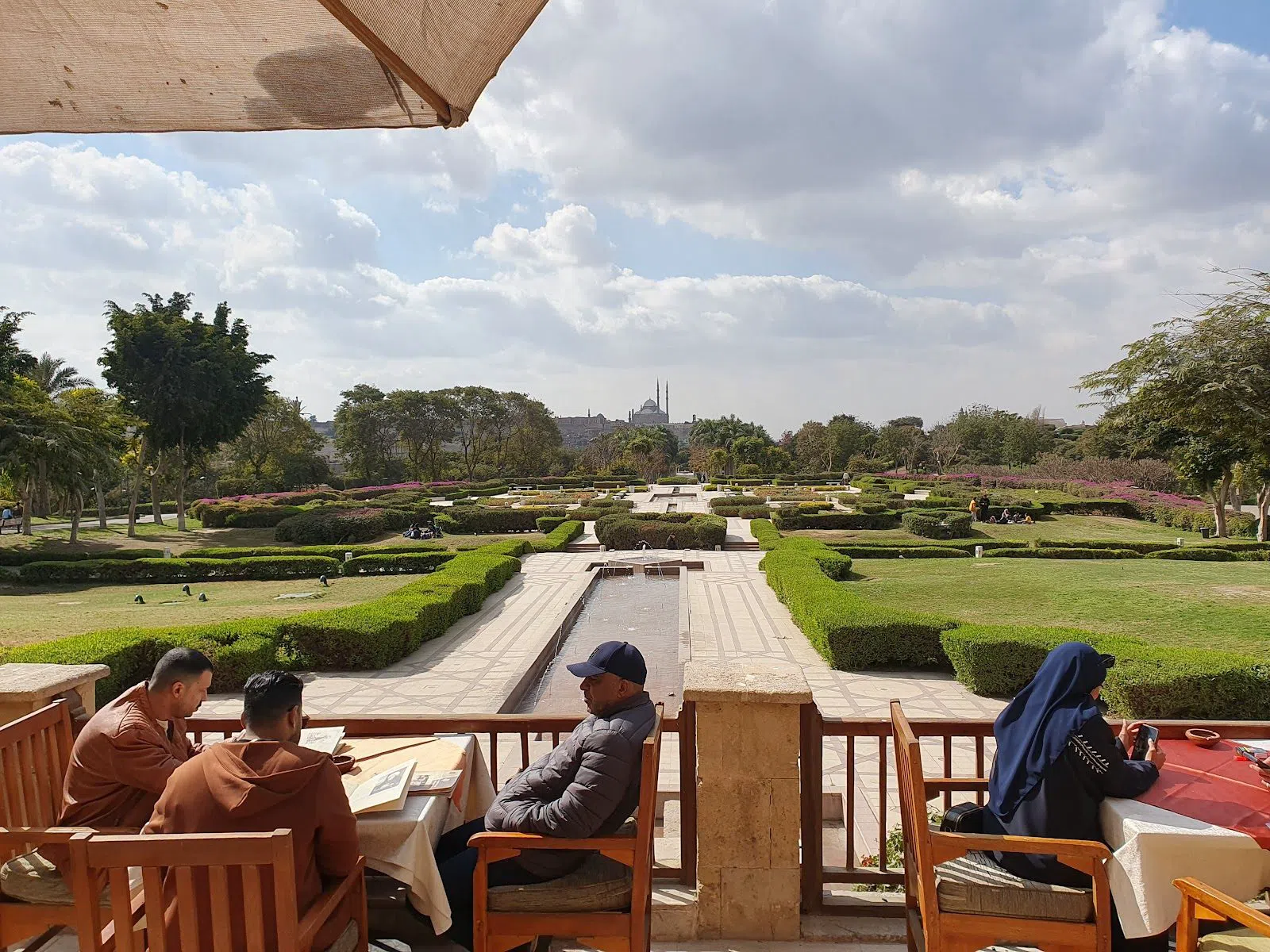 Al-Azhar Park (Citadel View Restaurant-terrassen), Kairo