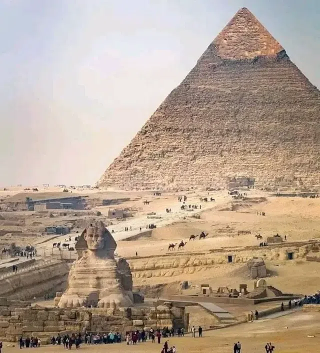 A Cairo Morning Beneath the Step Pyramid at Saqqara in October